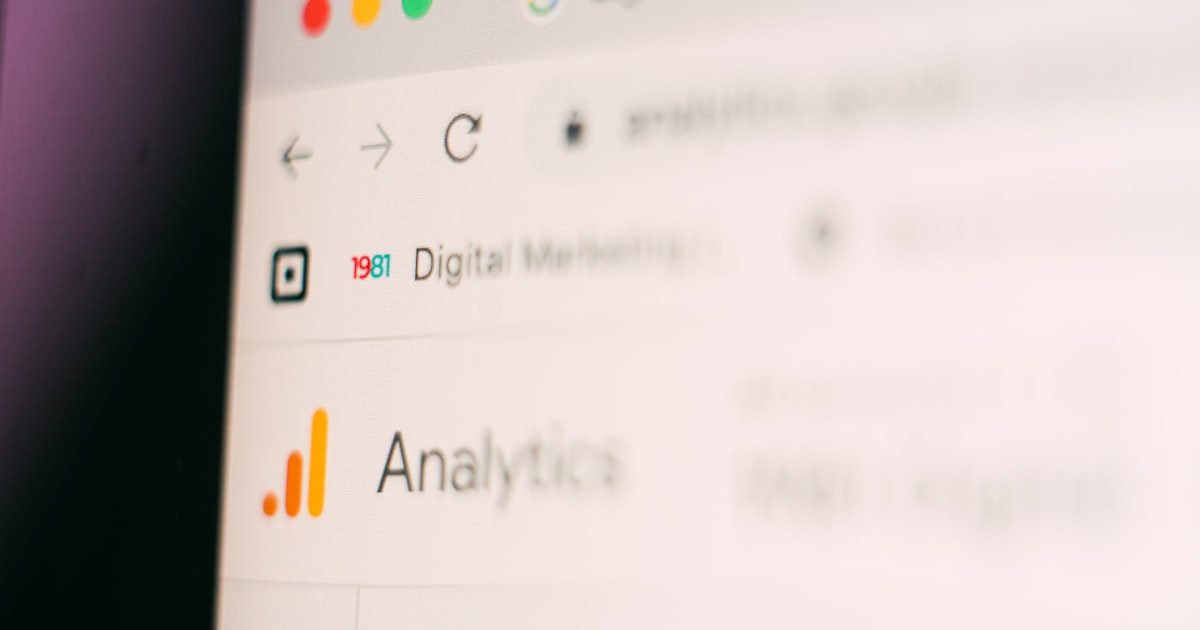 Marketing analytics dashboard displaying campaign performance metrics